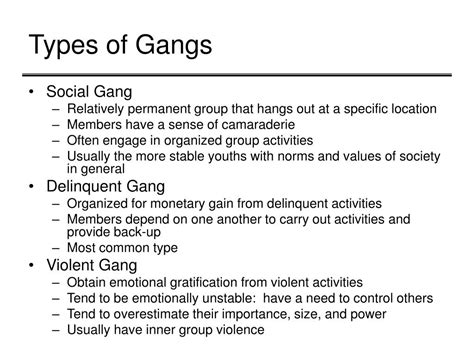 Ppt What Is A Gang Powerpoint Presentation Free Download Id1109371