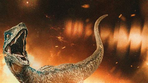 Jurassic World Blue Vs Indoraptor Poster Speed Art By Unai Lizarza