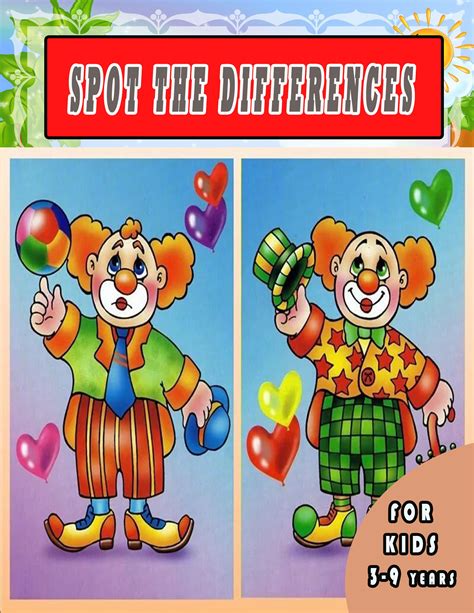 Spot The Differences For Kids 3 9 Years Kids Activity Books Book