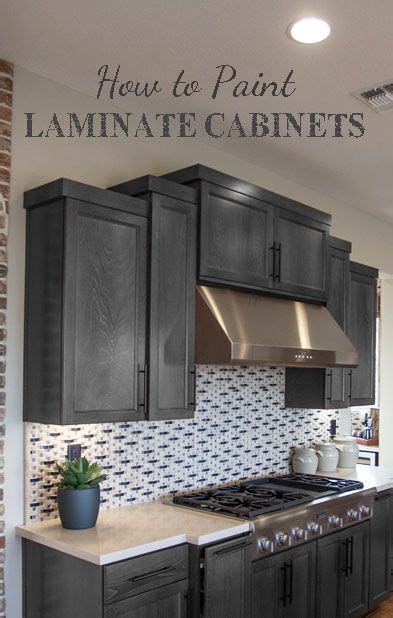 So to get this show on the road, we asked macfarlane for his advice on how to refinish kitchen cabinets in five key steps. How to Paint Laminate Cabinets | Laminate cabinets ...