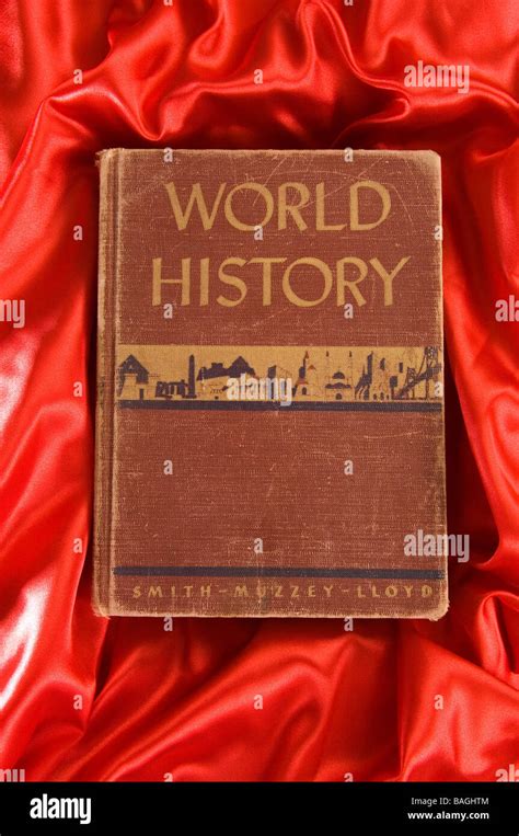 Old History Book By Smith Muzzey Lloyd Stock Photo Alamy