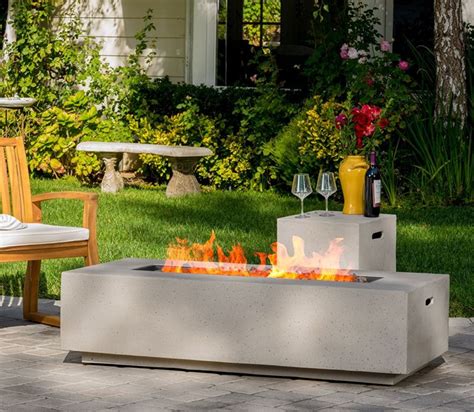 It held up nicely, kept us really warm and once the lava rocks got hot they stayed hot! Rectangular Liquid Propane Fire Table with Lava Rocks ...