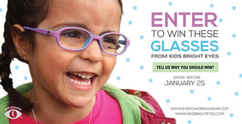 Kids Bright Eyes Glasses Giveaway January Eye Power Kids Wear