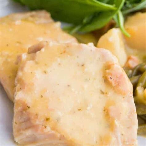 Slow Cooker Creamy Ranch Pork Chops And Potatoes The Diary Of A Real