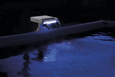 Multi Color Led Waterfall Cascade Intex Wetset Pools And Accessories