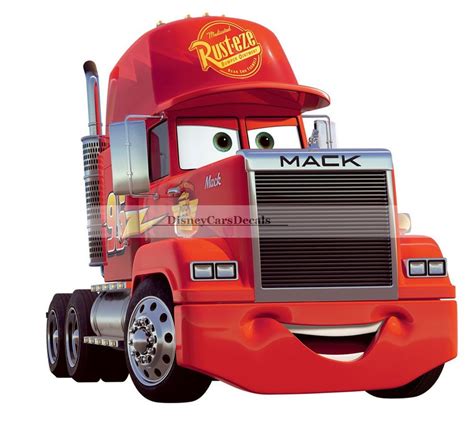 10 X 9 Mack Truck Semi Rig Disney Pixar Cars 2 Movie Vinyl Wall Decal