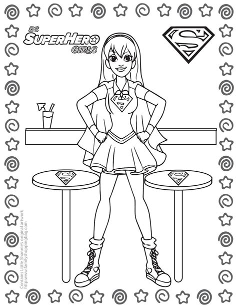 Dc Superhero Girls Coloring Pages