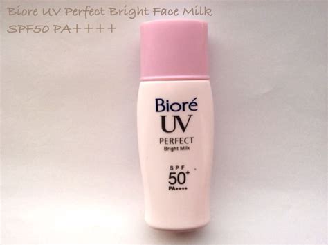 I would say biore is doing a great job of fulfilling people's needs for sun protection. Biore Uv Perfect Milk Sunscreen Ingredients - Product Review: Biore UV Bright Perfect Face Milk ...
