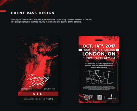 Strazdins Graphic Design • London On Dancing In The Dark Event