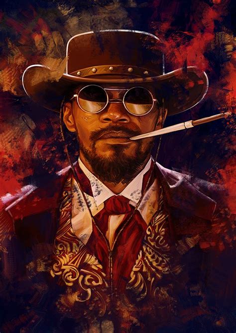 Django Poster By Dmitry Belov Displate Black Art Pictures Django