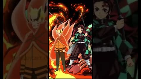 Naruto Vs Demon Slayer Shorts Naruto Demonslayer Youtube