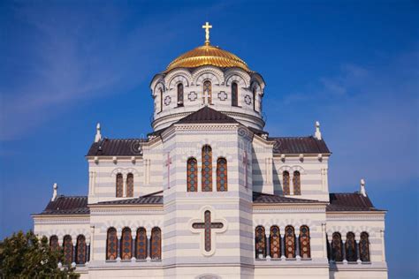St Vladimir S Cathedral Stock Image Image Of Facade
