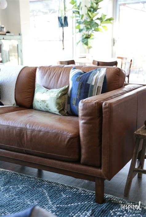 Shop rugs with modern designs at west elm®. Brown Leather Sofa -Choosing a Rug For My Apartment Living ...