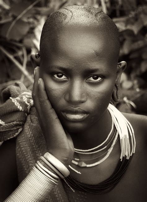 Suri Woman Ethiopia By Rod Waddington African People African Women Beautiful Young Lady