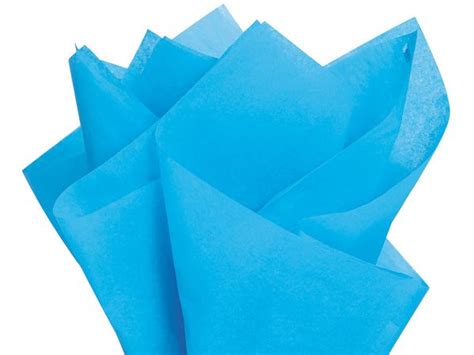 Turquoise Blue Color Tissue Paper 20x30 Bulk 480 Sheet