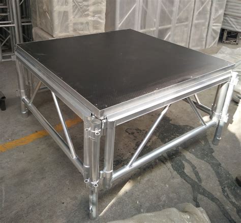 Outdoor Wooden And Aluminum Assembling Portable Stage Platforms For