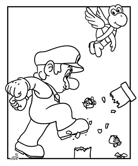 Welcome in free coloring pages site. Pixel Mario Coloring Pages - Coloring Our World