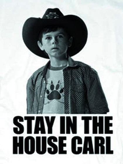 Walking Dead Meme Carl Stay In The House Image Memes At