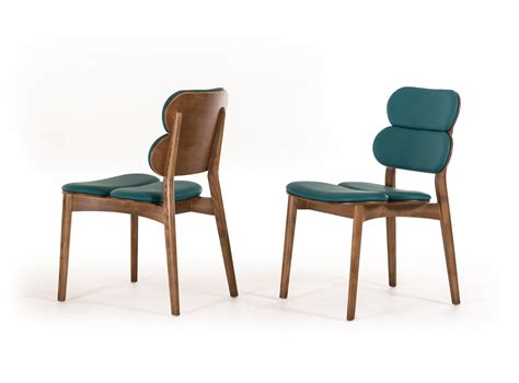 3.6667 (3) table and 6 motion chairs, aluminum frame with sunbrella® fabric cushions. Raeanne - Modern Turquoise & Walnut Dining Chair (Set of 2 ...