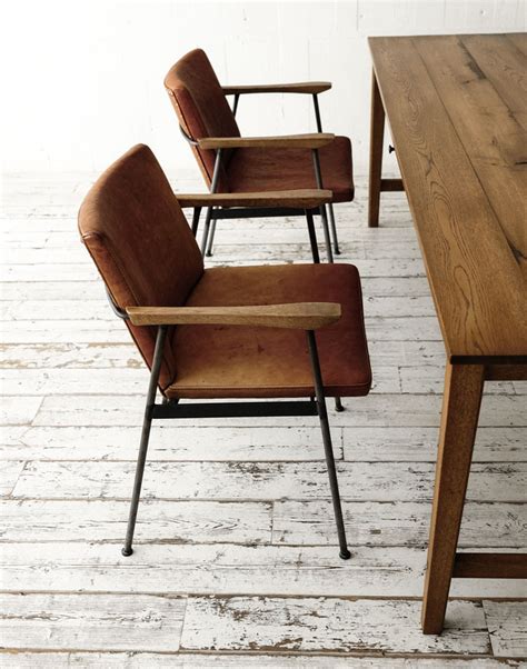 Shop items you love at overstock, with free shipping on everything* and easy returns. FURROWED-LEATHER ARM DINING CHAIR | TRUCK FURNITURE