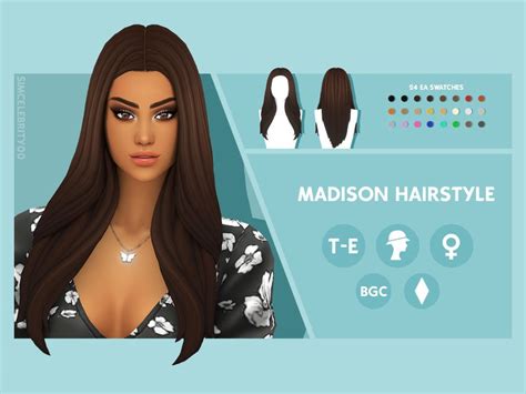 Sims 4 Maxis Hair Cc Brighten Up Sim With This Sims 4 Maxis Match Hair