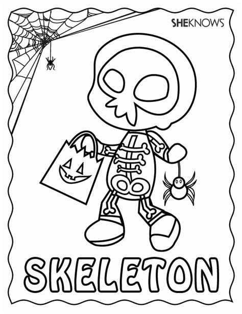 Coloring page digital download skeleton keys secret. Free Skeleton Coloring Pages - Coloring Home