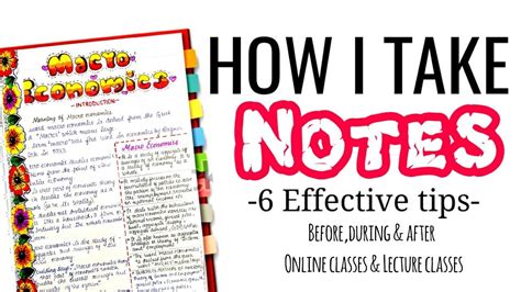 How To Take Notes Tips For Neat And Efficient Note Taking 10