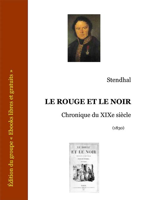 [538] Citation De Stendhal Le Rouge Et Le Noir | QuoteFamous