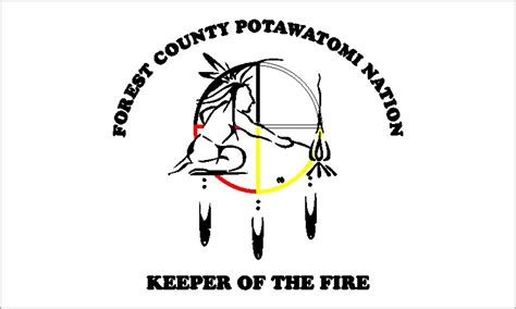 The Native Spirit Center Forest County Potawatomi Flag