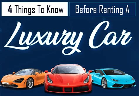 4 Things To Know Before Renting A Luxury Car 1 Exotic Car Rentals