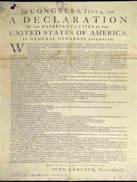 Reading The Declaration Of Independence A Tradition Continues Npr