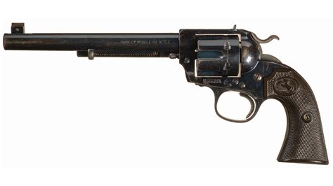 Colt Bisley Flattop Target Model Saa Revolver In 38 40 Wcf Rock