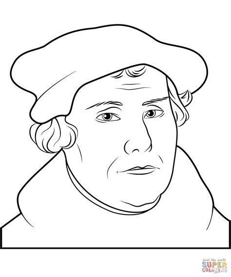 Martin Luther Coloring Pages Reformation at GetColorings.com | Free