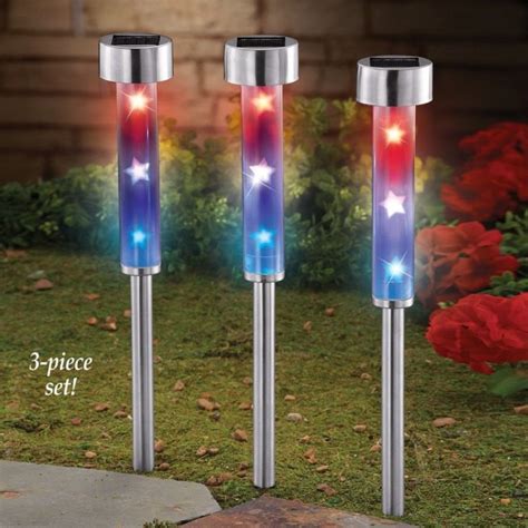 They've all been highly rated by verified buyers for their resilience over time and the brightness of their glow. Solar Patriotic Star Garden Stakes | Fresh Garden Decor