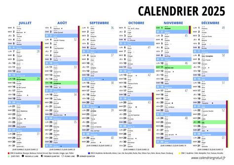 Calendrier 2025 A Imprimer Pdf Et Excel Icalendrier Images