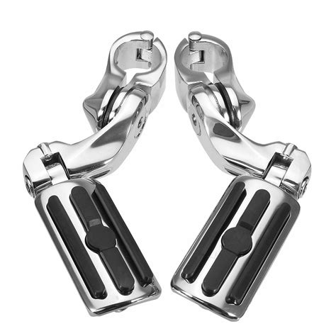 Fits harley davidson sportster billet chrome control foot peg set. Pair 1.25inch 3.2cm Adjustable Foot Pegs Pedals For Harley ...