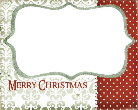 Downloadable Free Printable Christmas Card Inserts