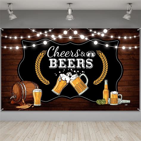Buy Cheers And S Party Decorationsretro Rustic Wooden Board 30th 40th