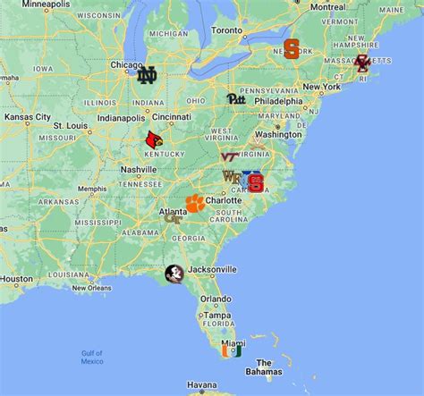 Acc Teams Map With Logos Acc Teams Location Fts Dls Kits