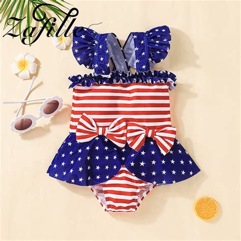 Zafille Patchwork Kids Girls Bodysuits Flying Sleeve Bowknot Jumpers