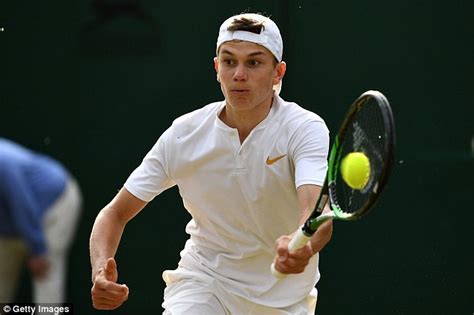 Jack draper playing in the men's doubles at wimbledon in 2019. Jack Draper given royal seal of approval as he chases boys' title | Daily Mail Online