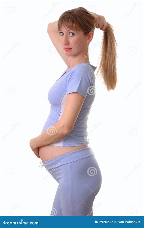 Pregnant Woman Stock Image Image Of Beauty Body Fondle 2926217
