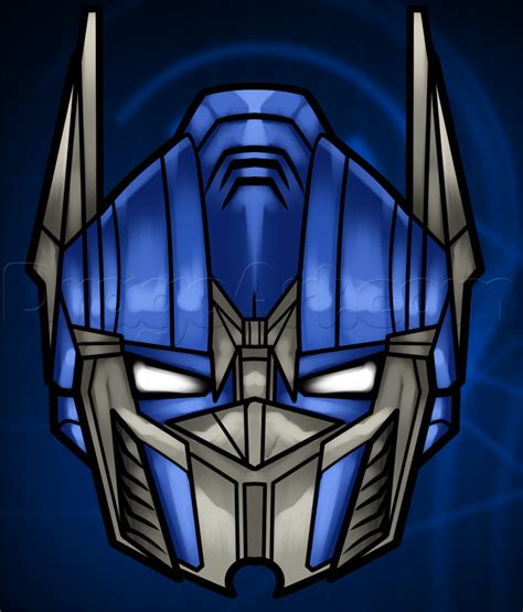 How To Draw Optimus Prime Easy Step By Step Characters Pop Culture