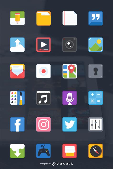 24 Free Flat Icons Perfect For Your Next Mobile App Design Laptrinhx