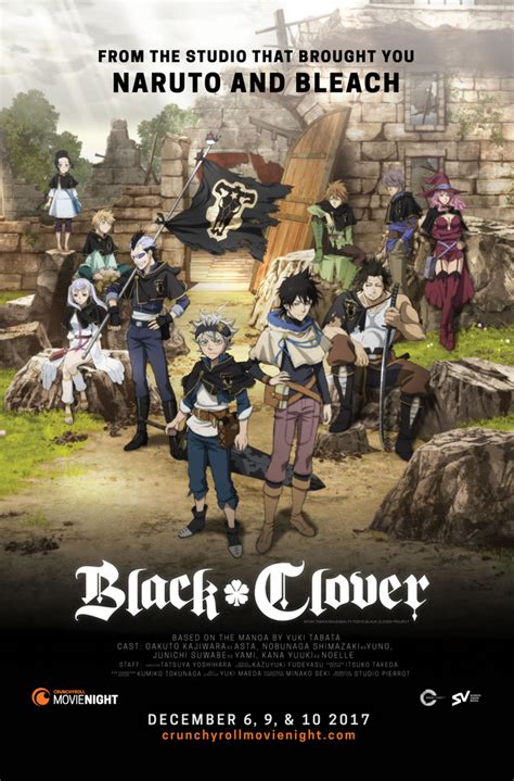 4 anime box office admissions. "Black Clover" to Hit North American Theaters in ...