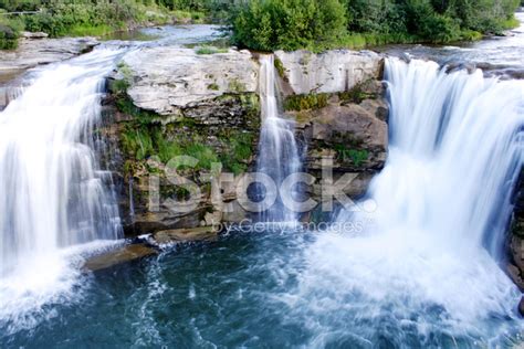 Scenic Waterfall Stock Photo Royalty Free Freeimages