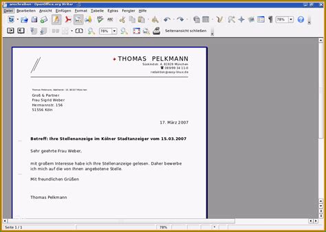 Hier finden sie vorlagen zur office software nach kategorie oder einsatzort sortiert. 20 Faszinieren Geschäftsbrief Vorlage Openoffice Kostenlos ...