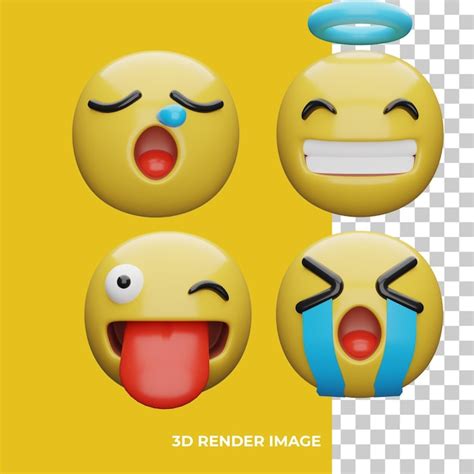 Premium Psd 3d Rendering Of Expression Emoji