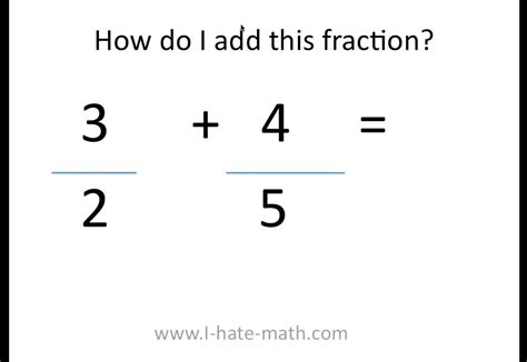 A.d.d, a song on the 1998 album hard to swallow by vanilla ice. How to add fractions - YouTube