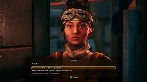 The Outer Worlds Parvati Lesbian Romance And All Companion Quests Youtube